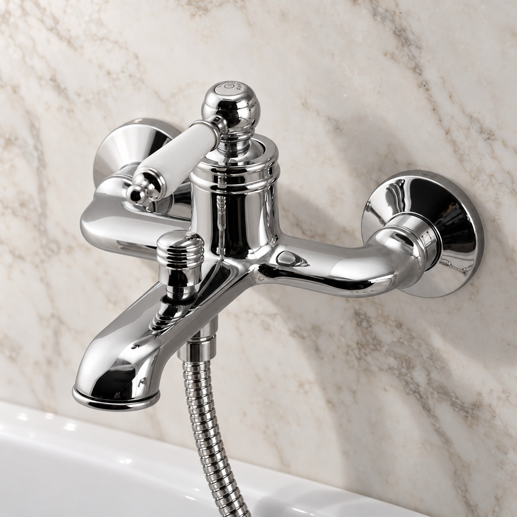Aquanello Heritage Manor Klasyczna bateria wannowa chromowana CR-3001-HM